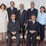 Members of the national coordinating group of the Iranian Baha’i community