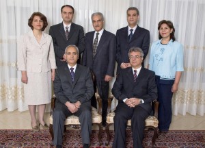 Members of the national coordinating group of the Iranian Baha’i community