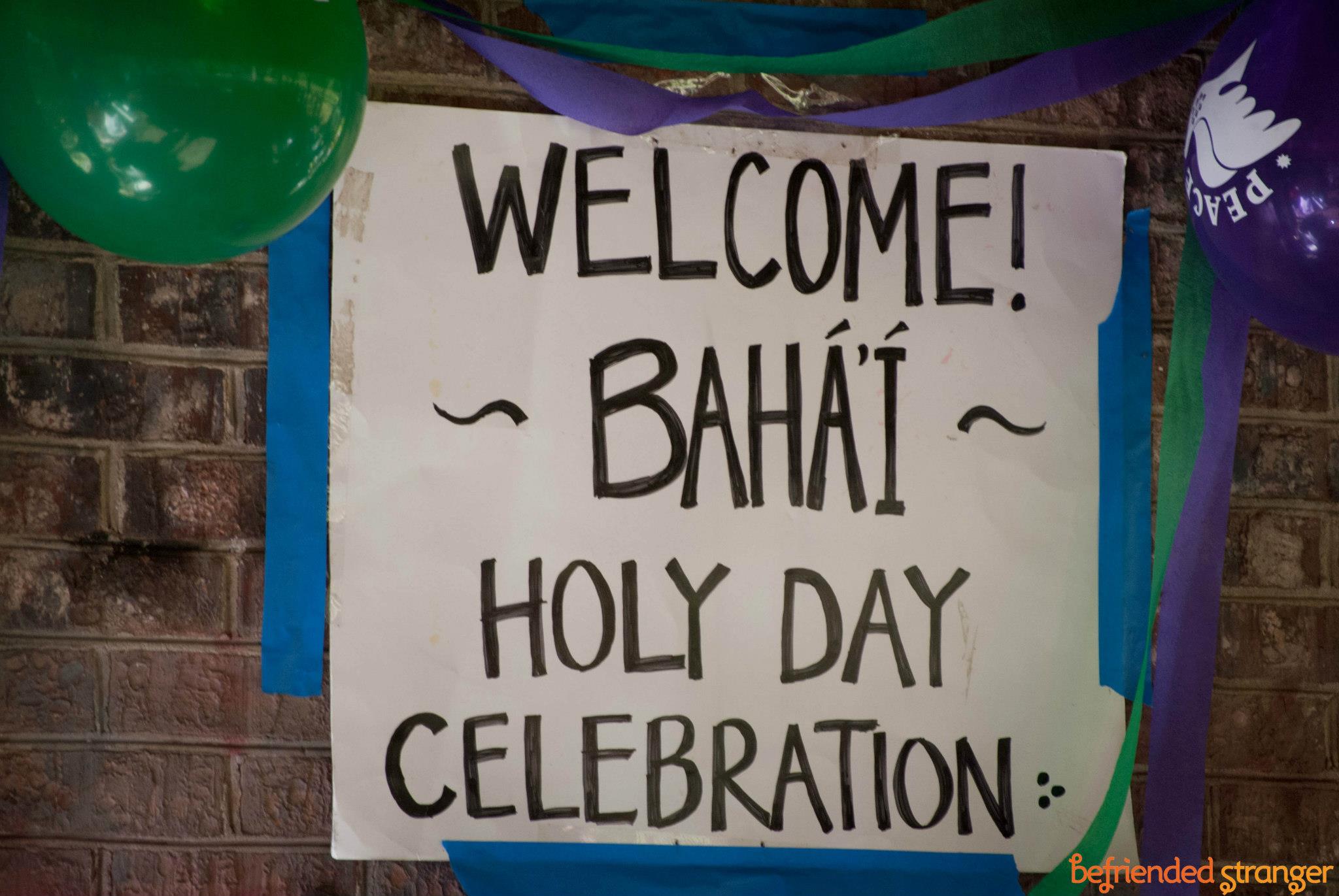 Annual Birth of the Bab Celebration - Oct. 20 - Cherry Hill Park, Falls Church, VA